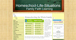 Desktop Screenshot of homeschool-life-situations.com